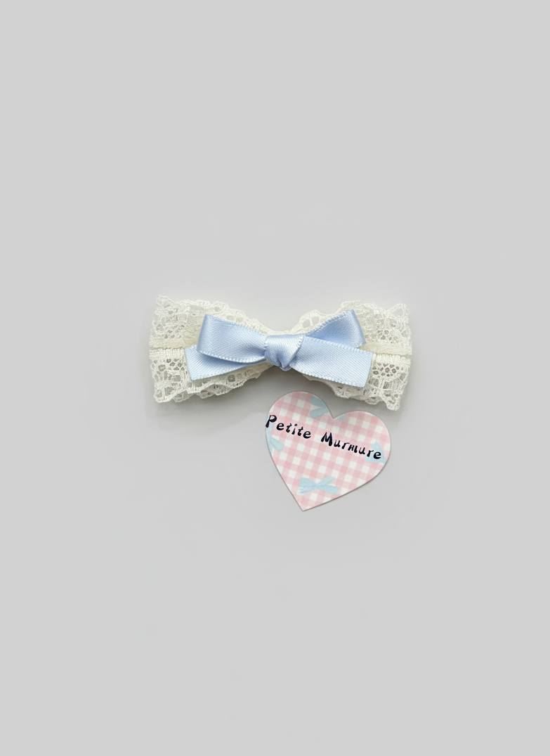 Nœud en dentelle colorblock Haven