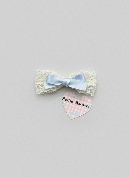 Nœud en dentelle colorblock Haven
