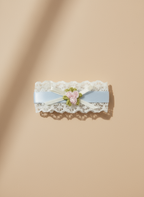 Vivian Embroidery Fleur Flat Bow