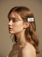 Vivian Embroidery Fleur Flat Bow