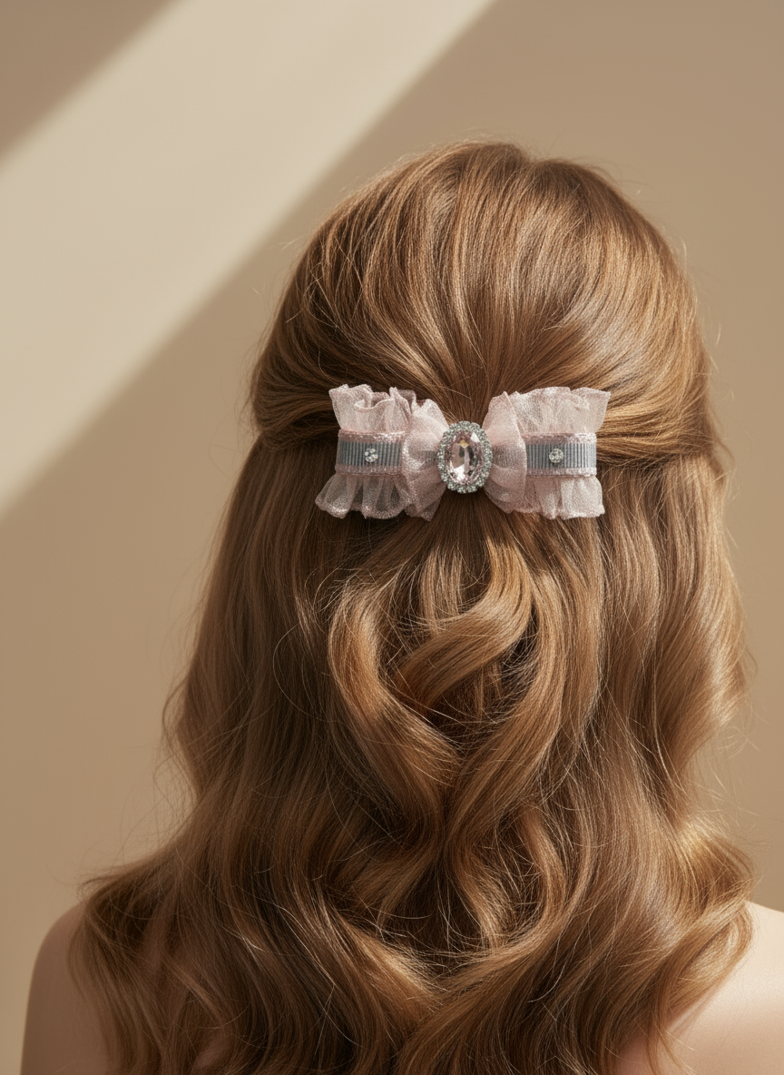 Leno Organza Butterfly Bow