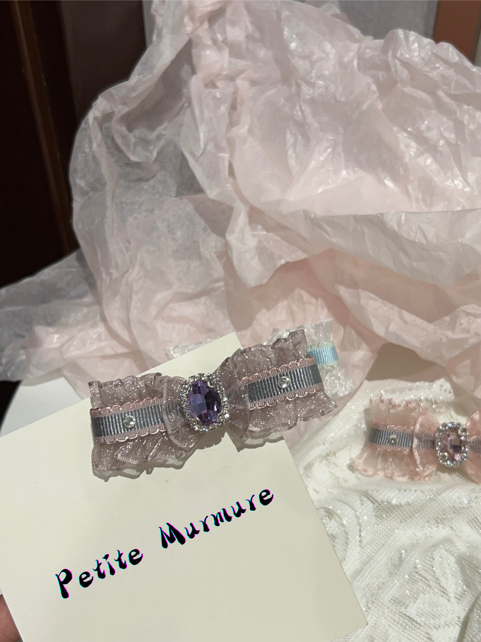 Leno Organza Butterfly Bow