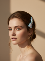 Valerie Hearted Colorblock Bow