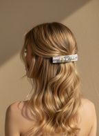 Trista  Colorblock Bejewelled Slim Clip