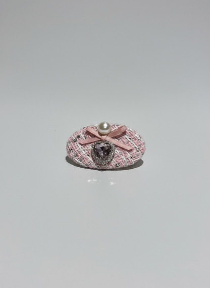 Anabelle Tweed Bejewelled Clip