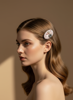 Anabelle Tweed Bejewelled Clip