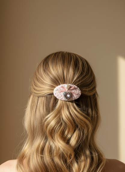 Anabelle Tweed Bejewelled Clip