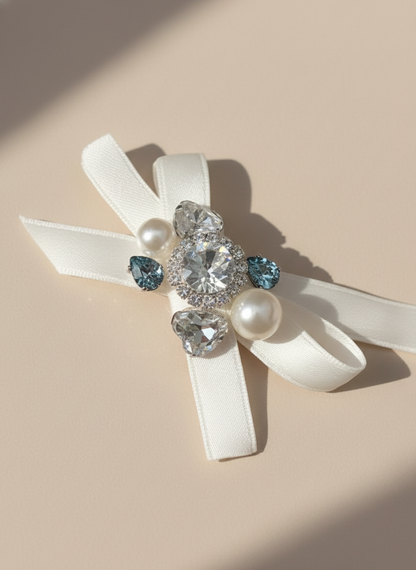 Madeleine Criss Cross Bejewelled Clip