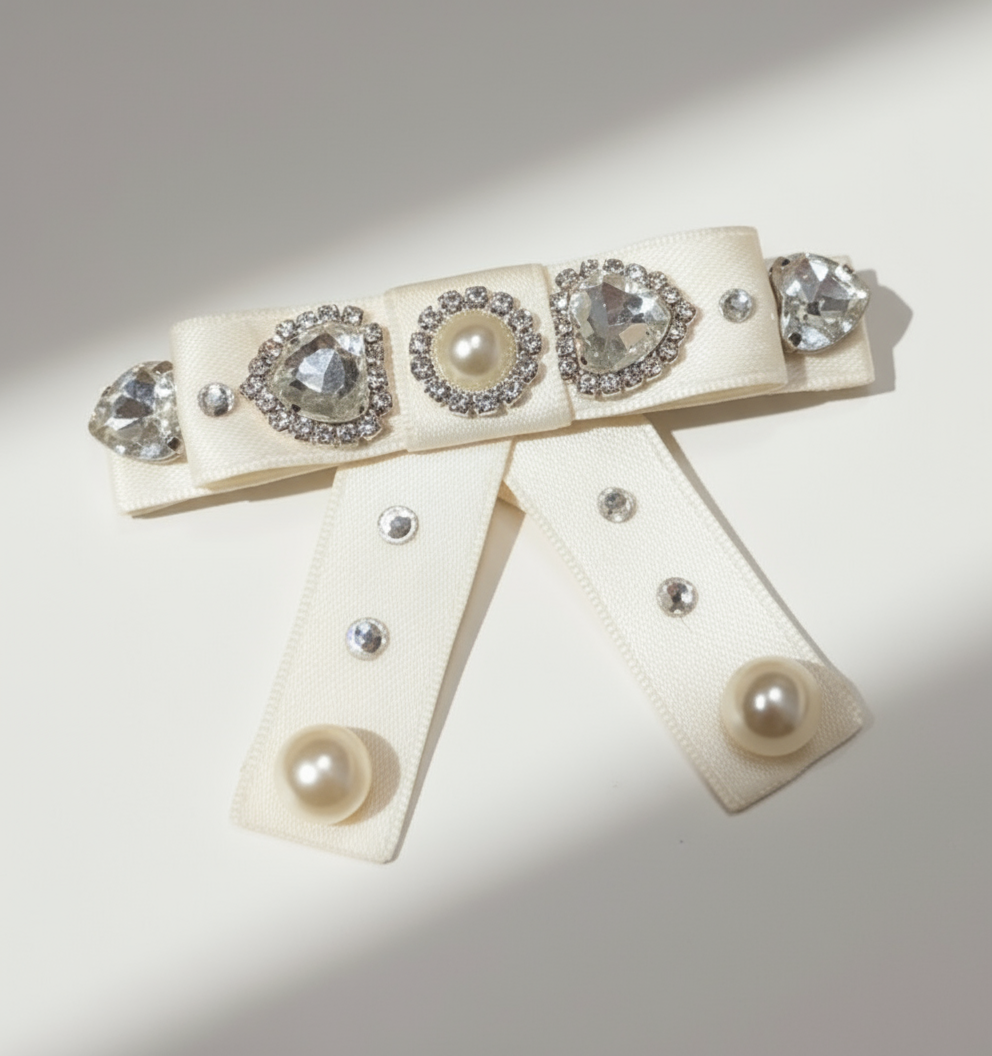 Zoey Cœur Bejewelled Flat Bow