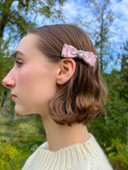 Abigail Swarovski Flat Double Bow