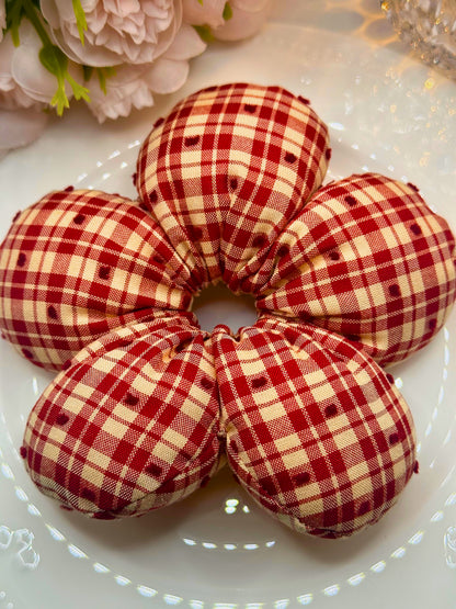 Poppy Flower Scrunchies