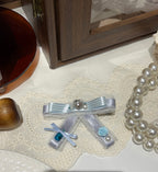 Eugenia Layered Bedazzled Flat Bow