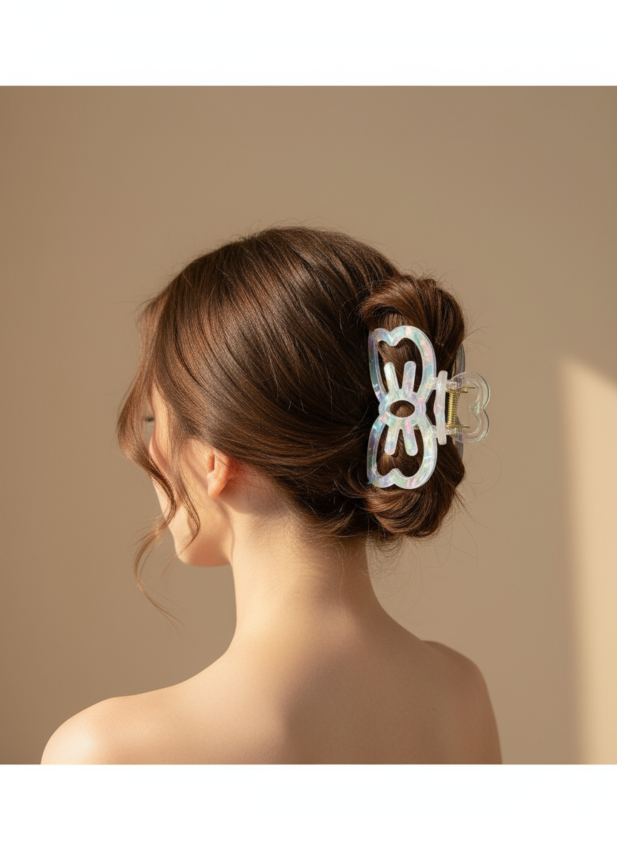 Large Papillon Hair Claw