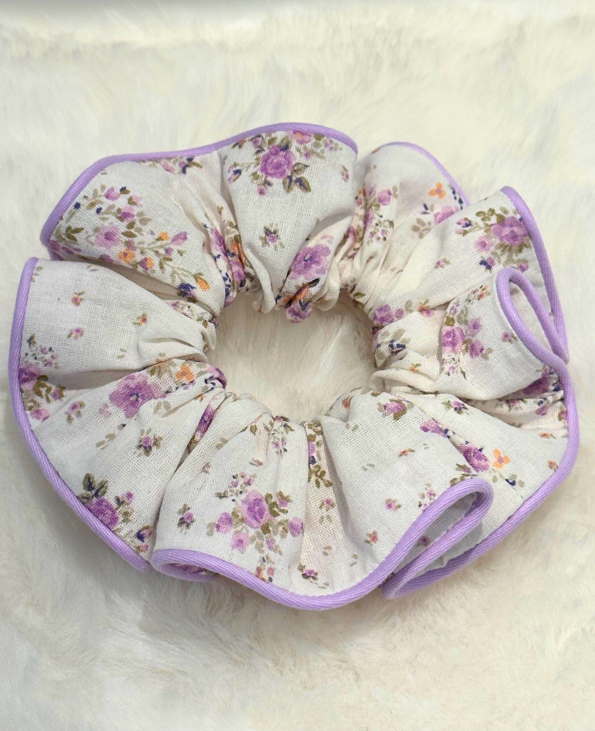 Roselle Cotton Scrunchies