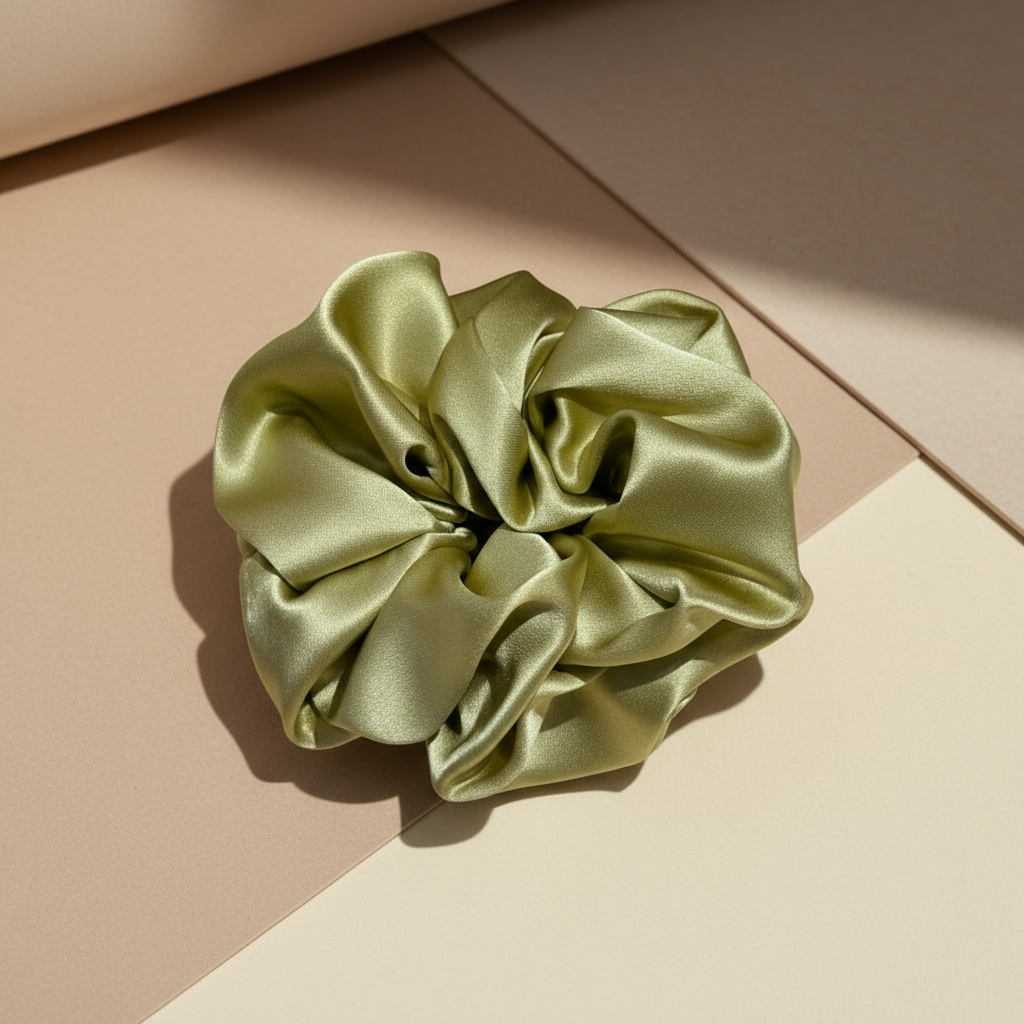 Large Dalia Mulberry Silk Scrunchies