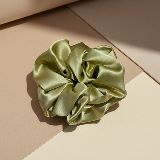 Large Dalia Mulberry Silk Scrunchies
