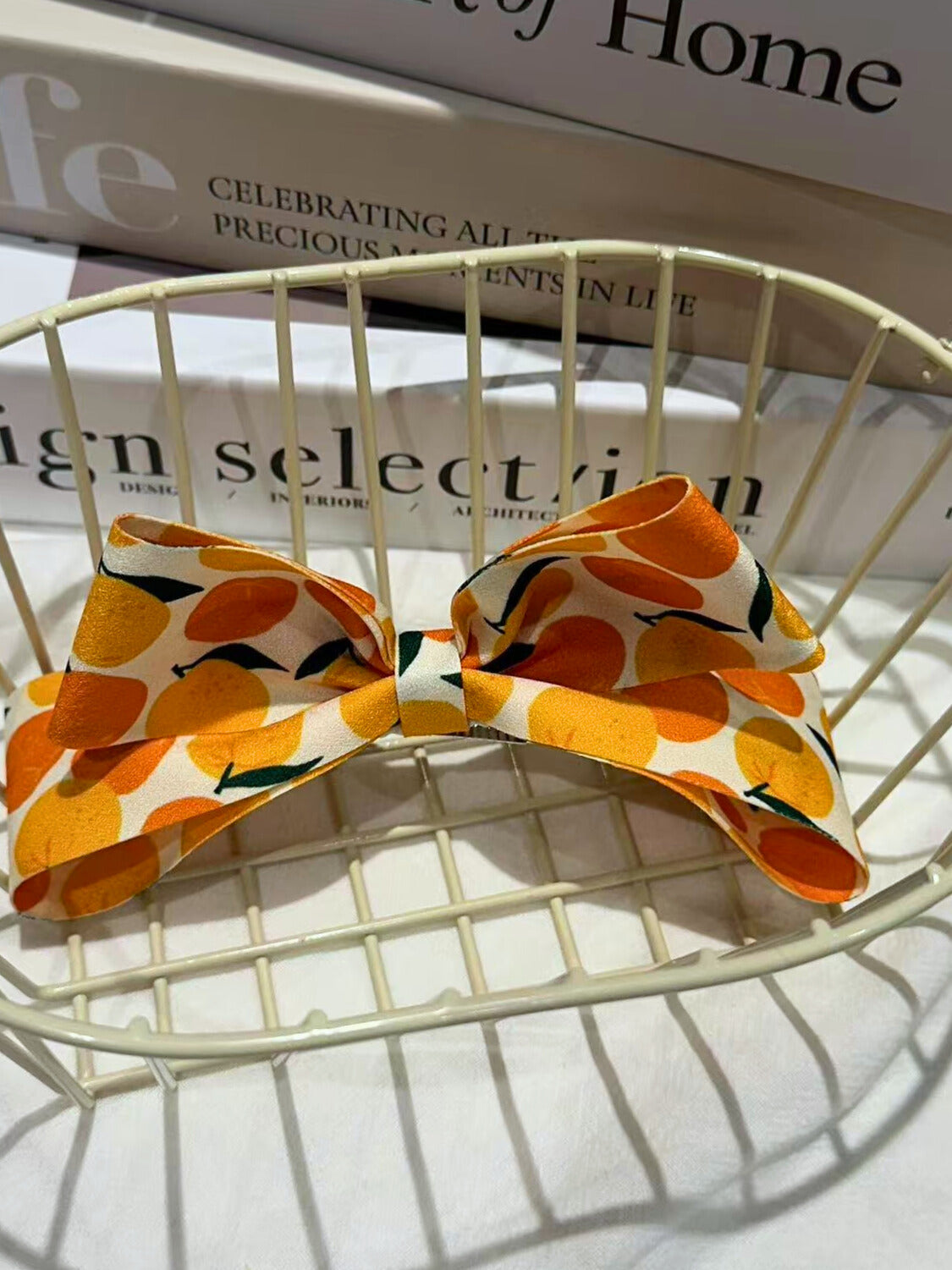 Orange Medium Hair Clip