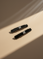 Honey Velvet Slim Bow Clip