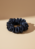 Small Dahlia Mulberry Silk Scrunchies