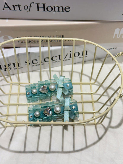 Celia Organza Hearted Hair Clip