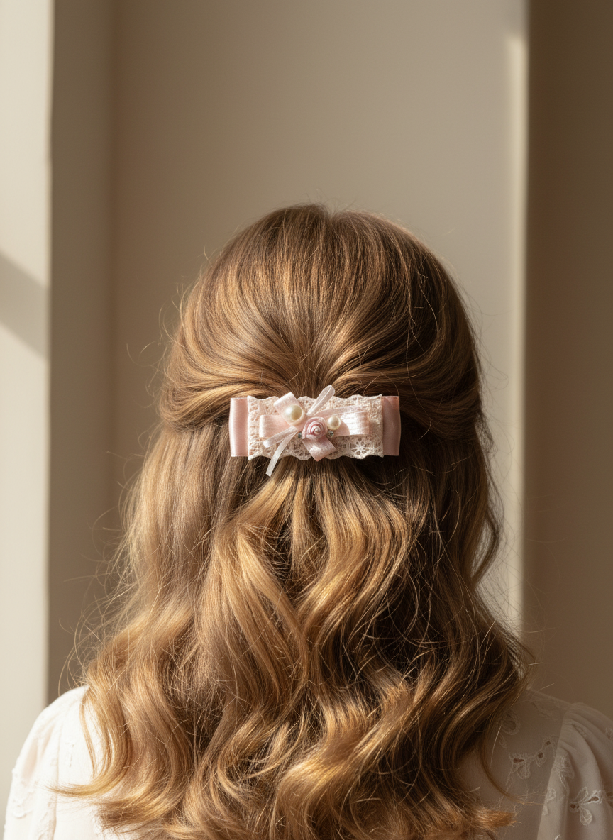 Luna Bejewelled Flat Bow