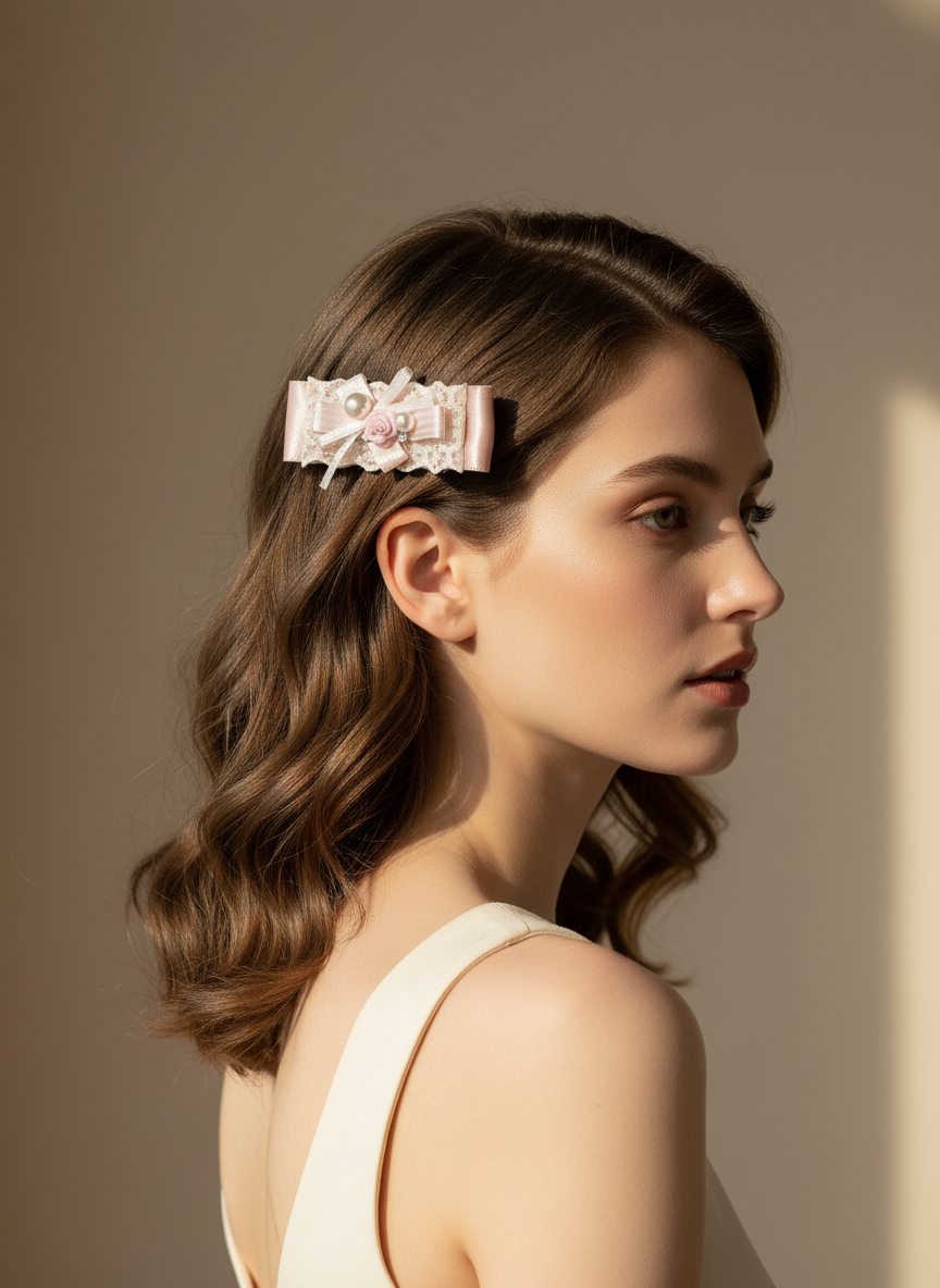 Luna Bejewelled Flat Bow