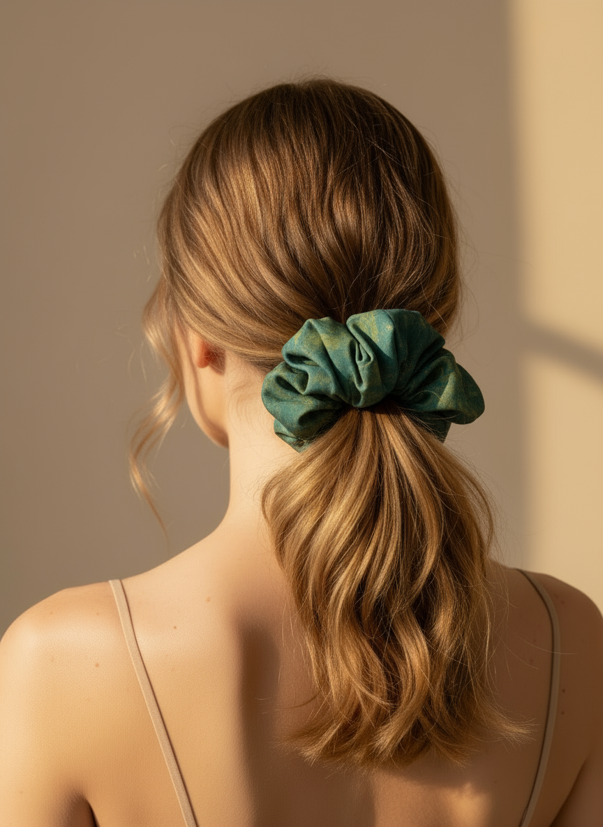XL Mo Xiang Yun Silk Scrunchie