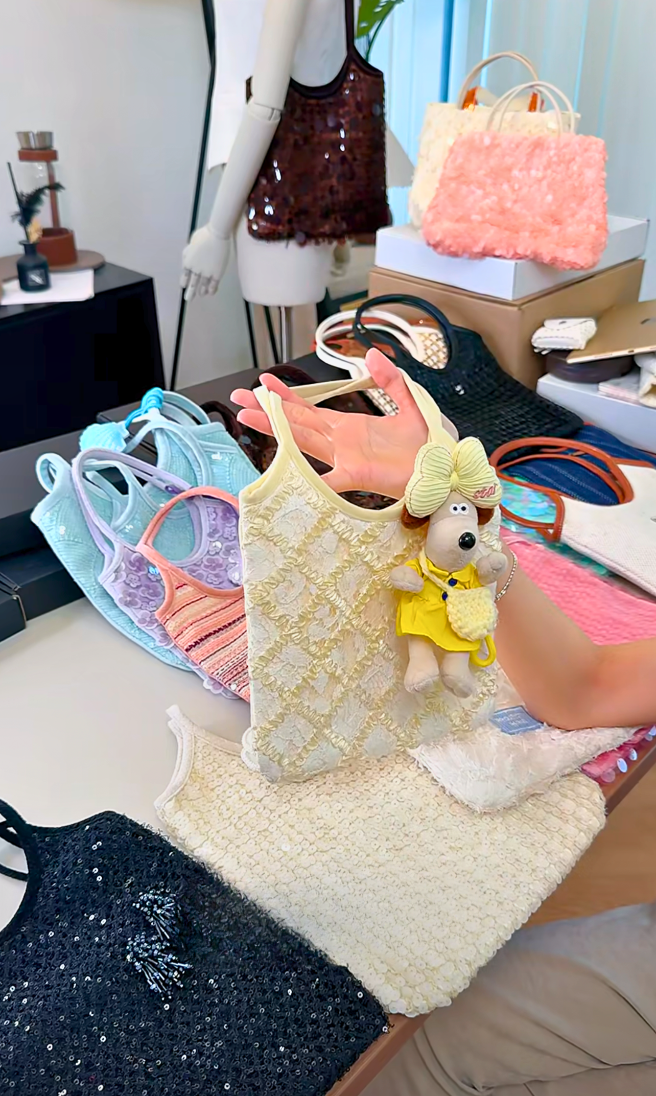 Mini Lace Evelyn Tote