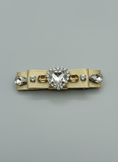 Goldie Bejewelled Flat Bow