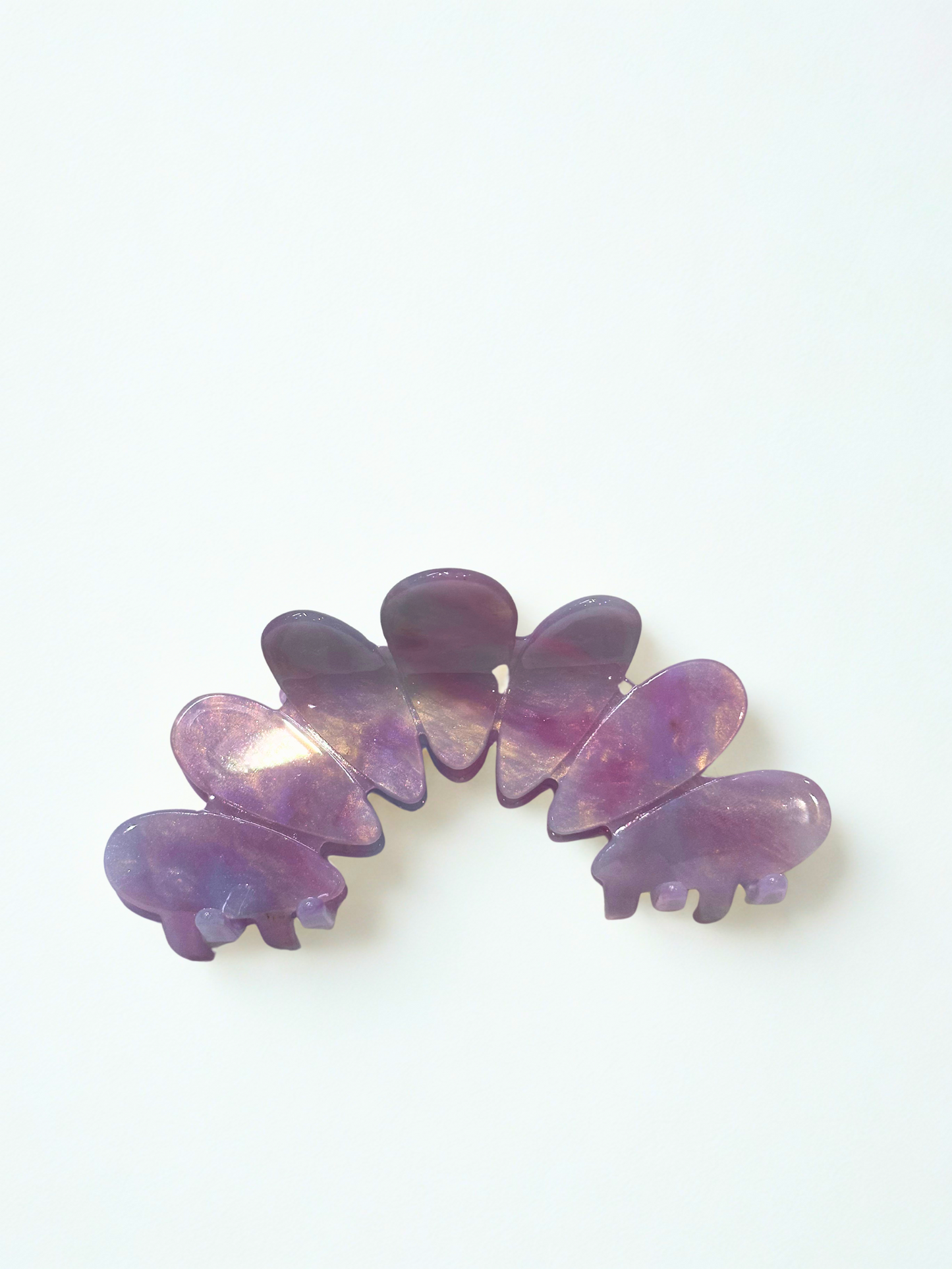 Peacock Hair Claw