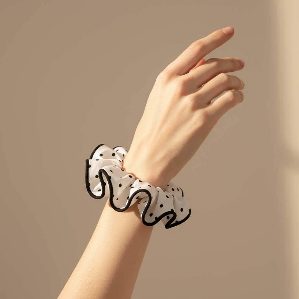 Roselle Cotton Scrunchies