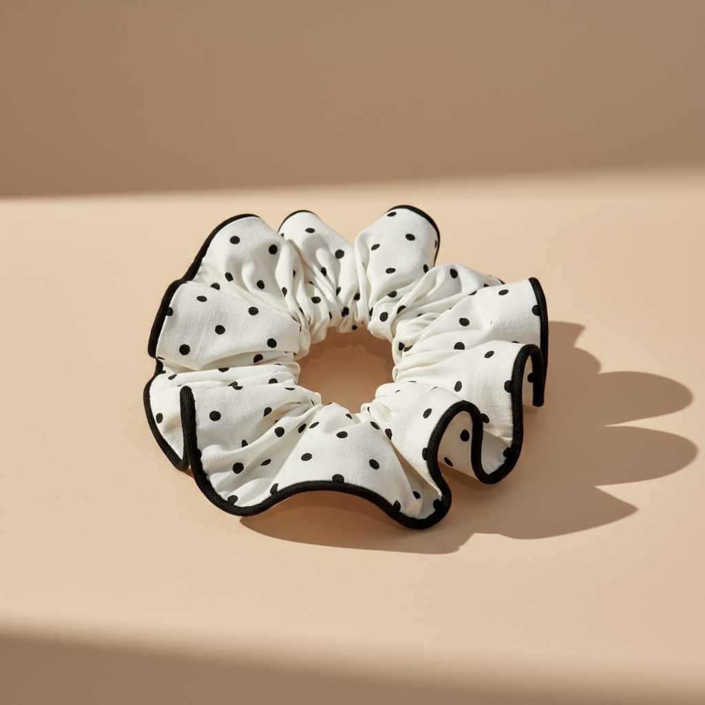 Roselle Cotton Scrunchies