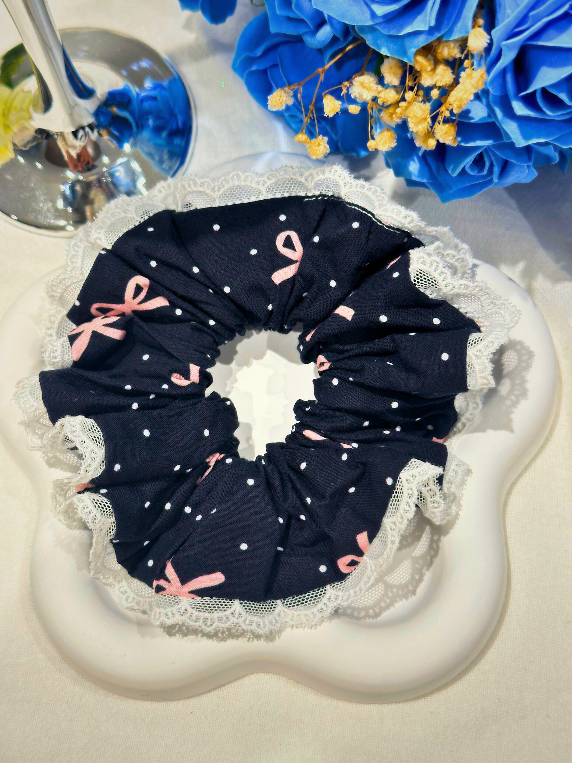 Valentina Lace Scrunchies
