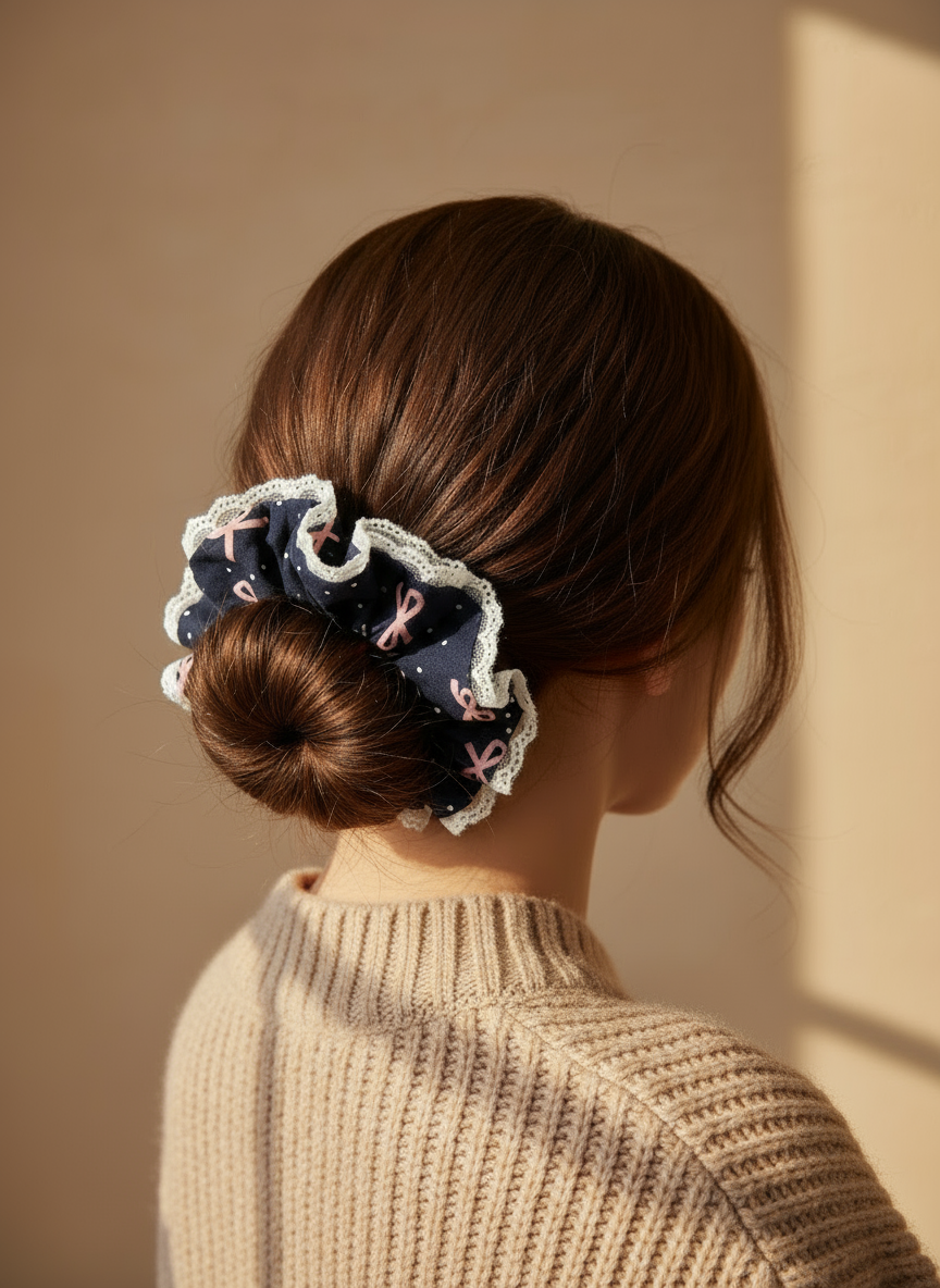 Valentina Lace Scrunchies