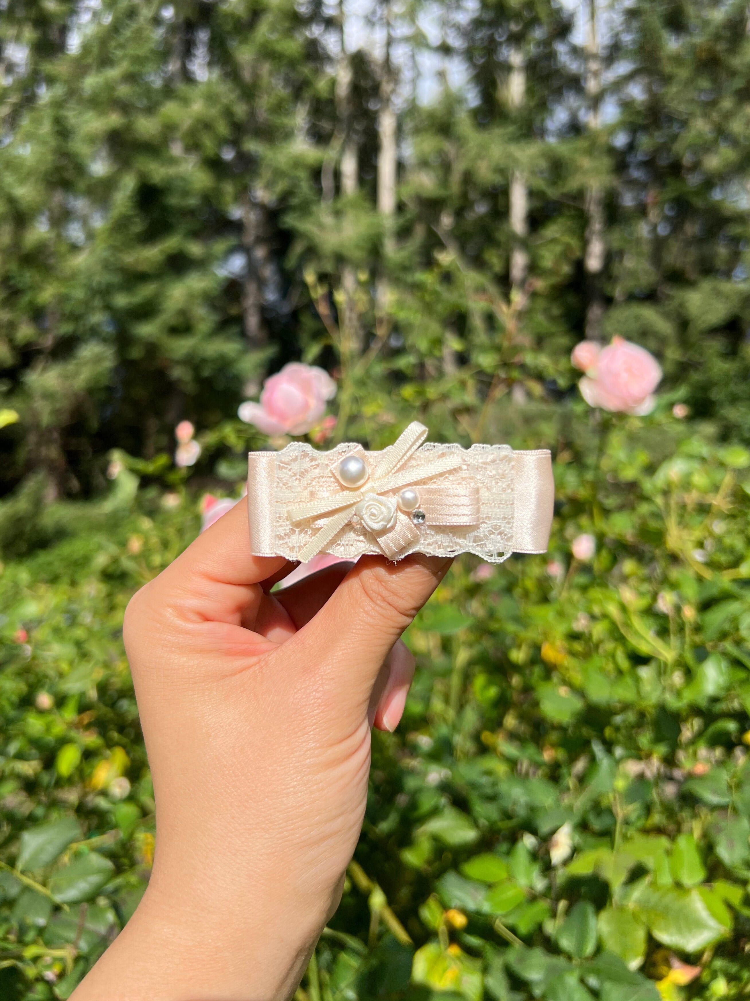 Luna Bejewelled Flat Bow