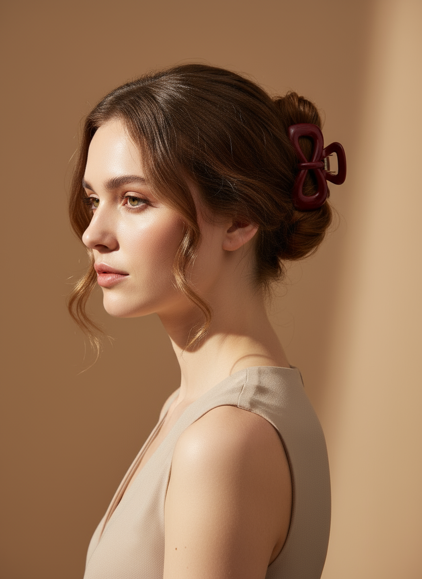 Small Rouge Hair Claw