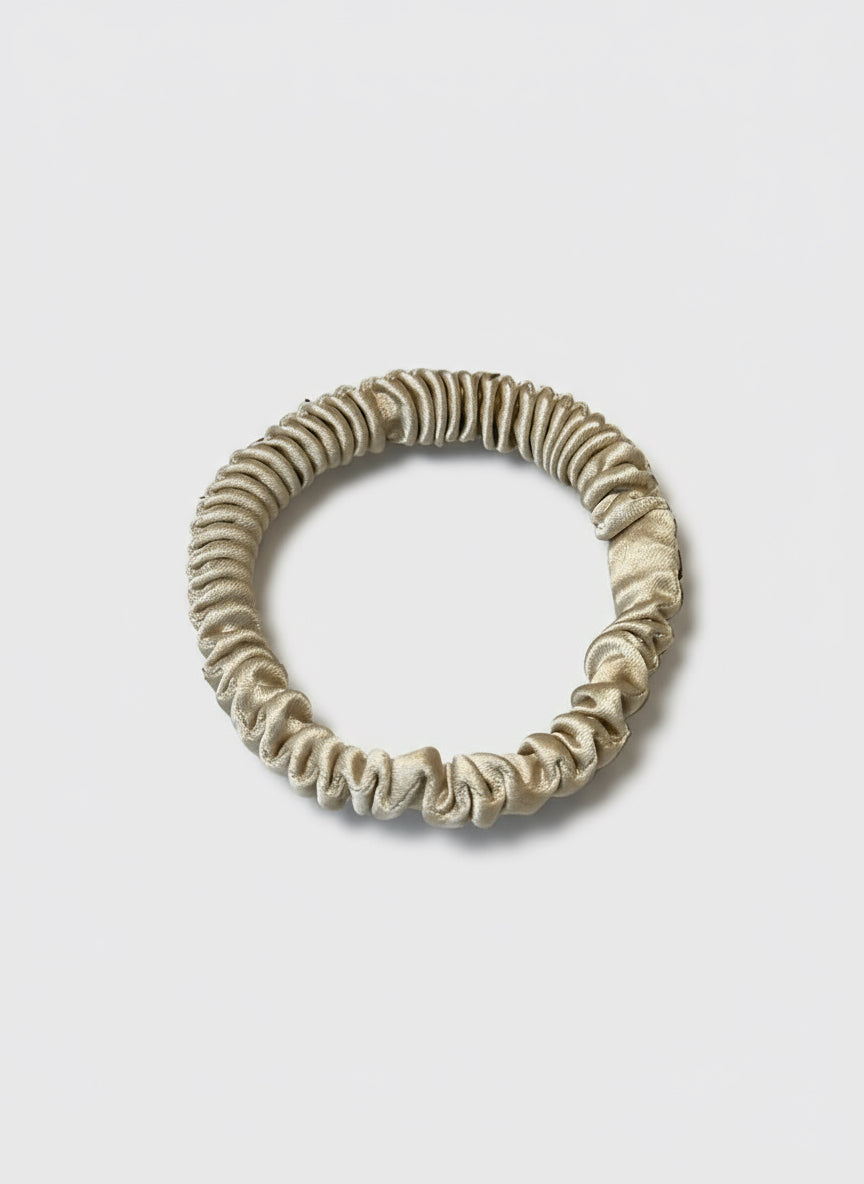 XS Dahlia mulberry Silk Scrunchies