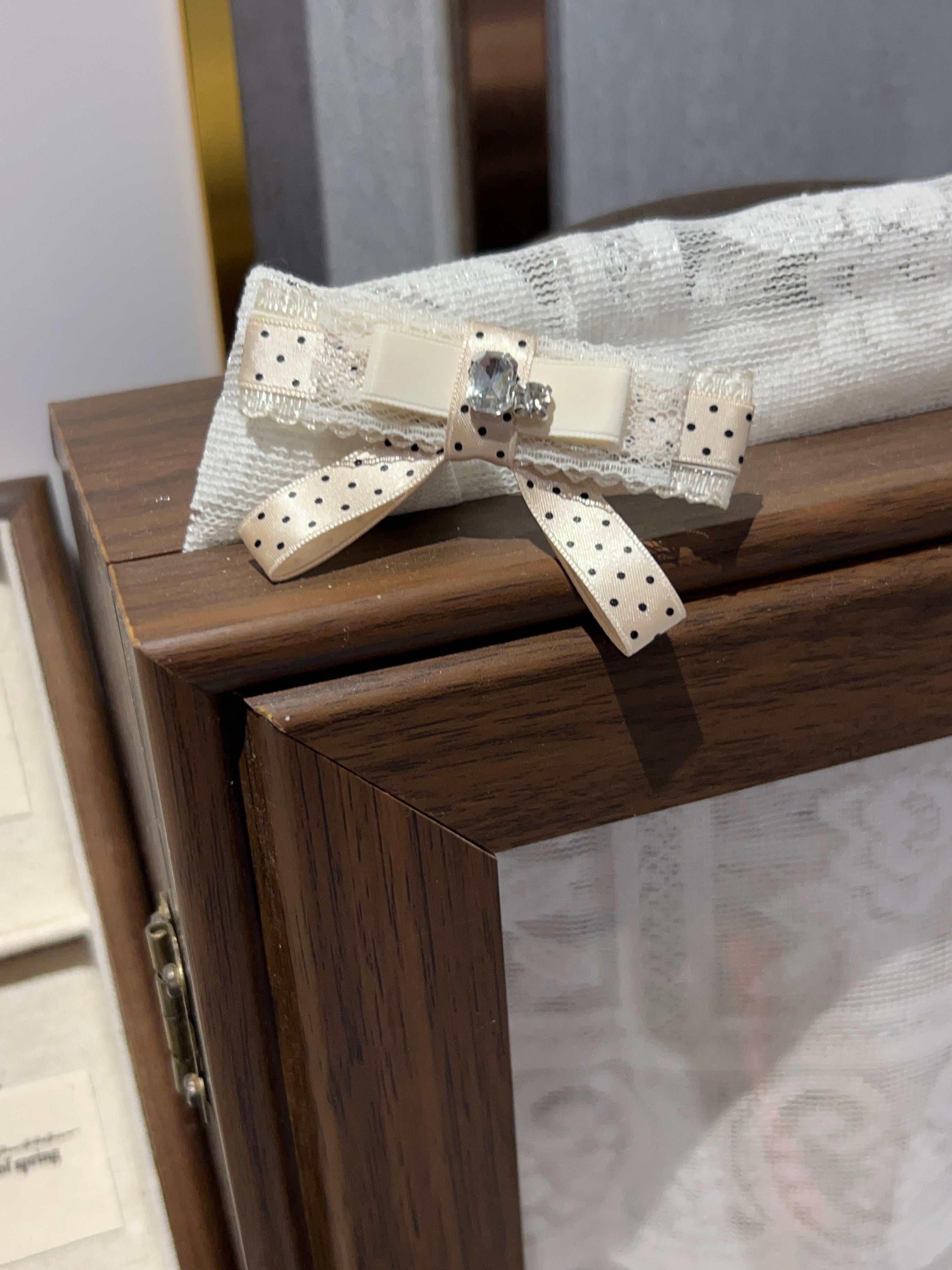 Blair Polka Dots Flat Bow