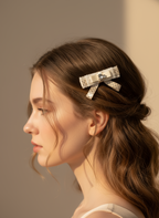 Blair Polka Dots Flat Bow