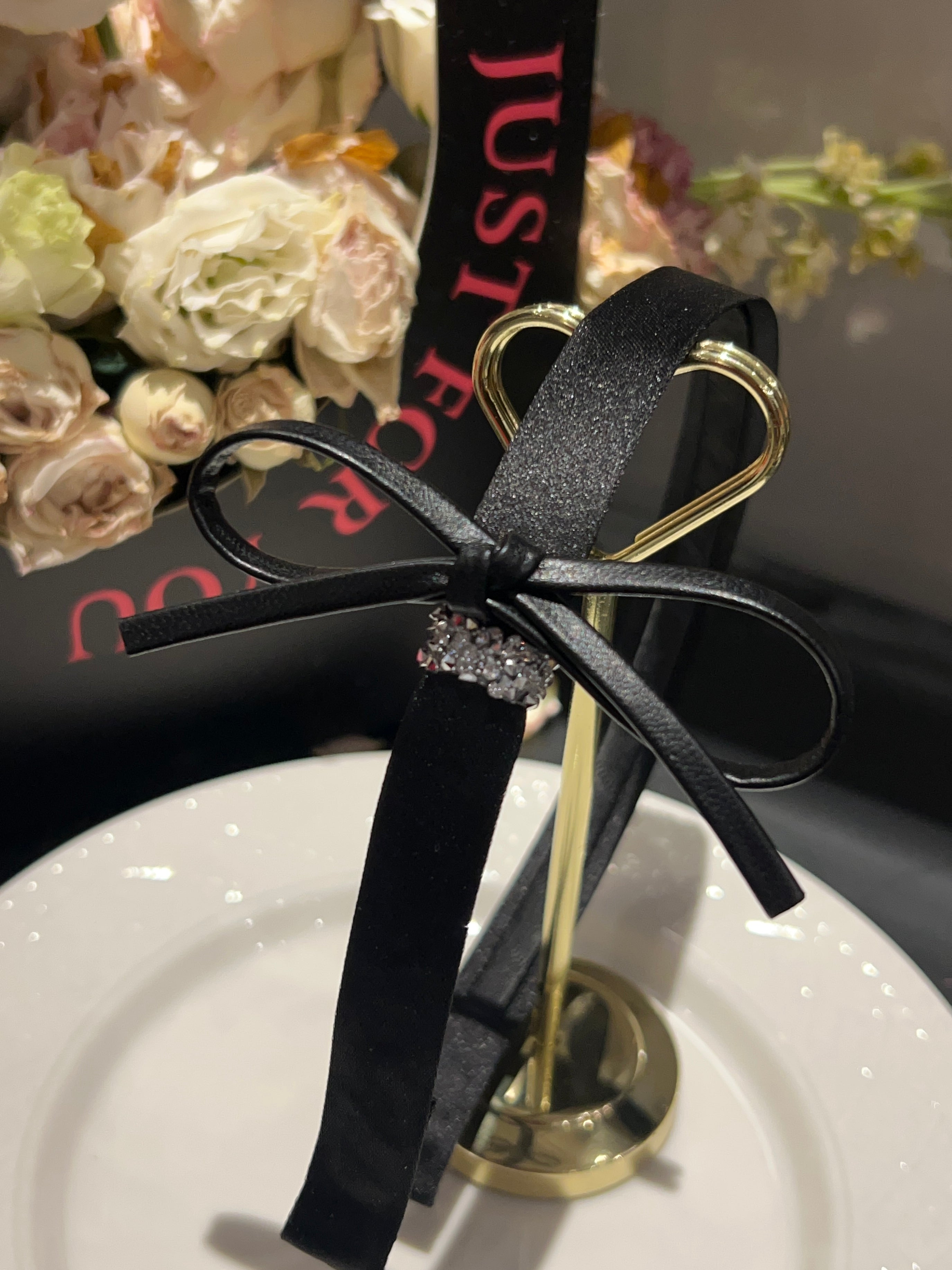 Hepburn Leather Bow Hairband