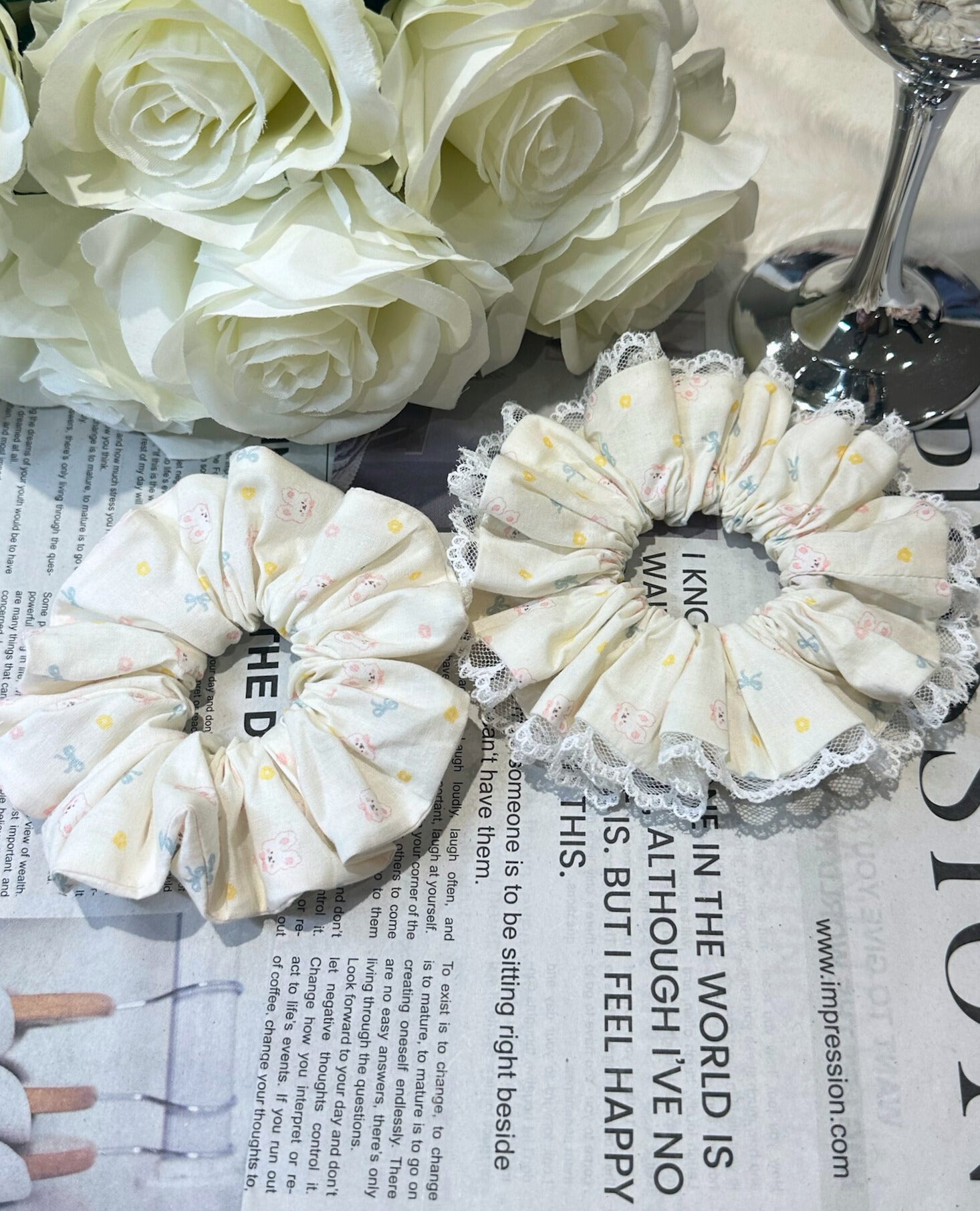 Valentina Cotton Scrunchies