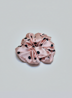 Medium Dahlia Mulberry Silk Scrunchies