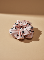 Medium Dahlia Mulberry Silk Scrunchies