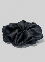 X-Large Dahlia Mulberry Silk Scrunchies