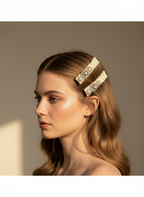 Gabby Tweed Flat Bow