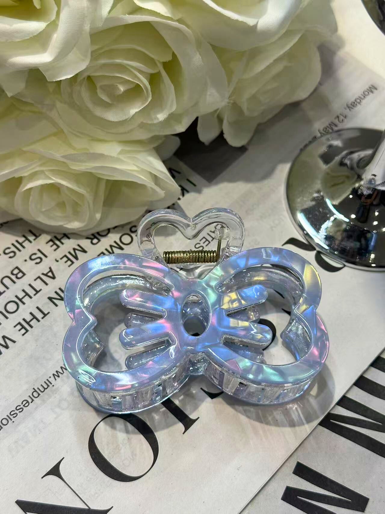 Large Papillon Hair Claw