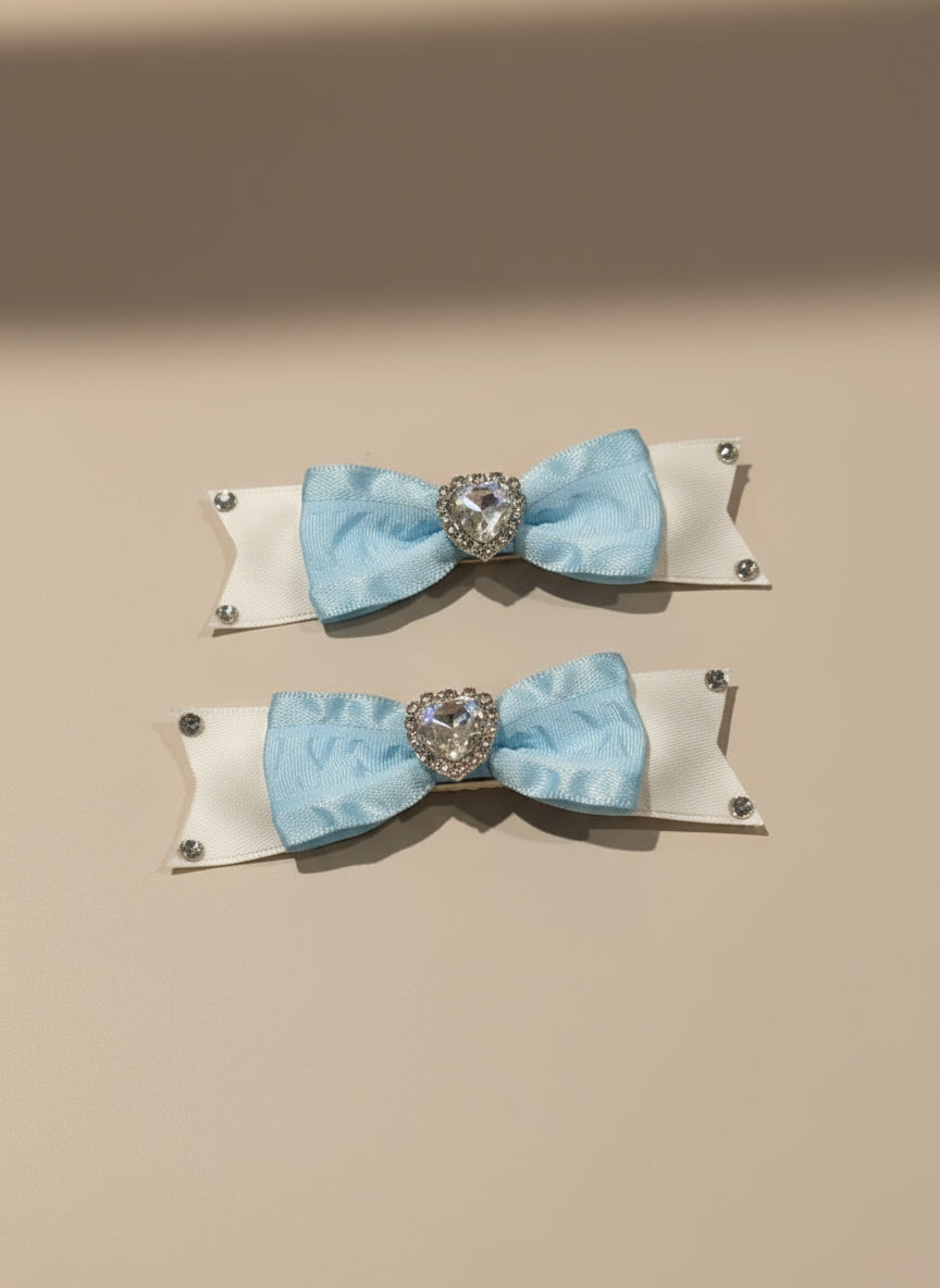 Dreamy Decked Bow Clip