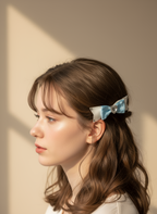 Dreamy Decked Bow Clip