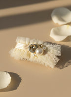 Julianne Ruffled Lace Flat Bow