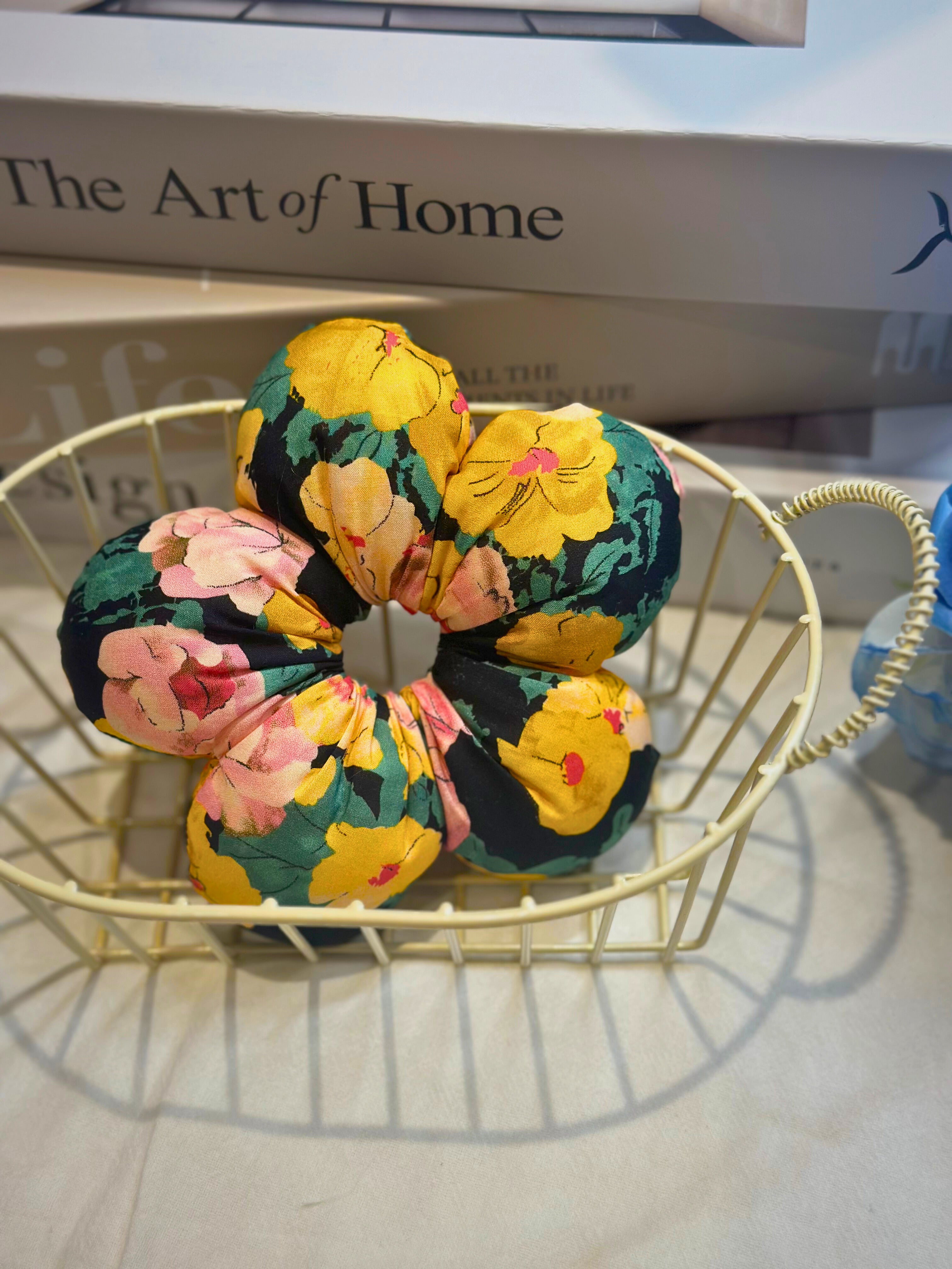 Poppy Flower Scrunchies